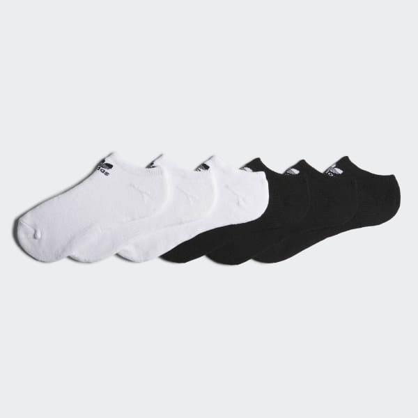 adidas Trefoil Socks 6 Pairs - White 