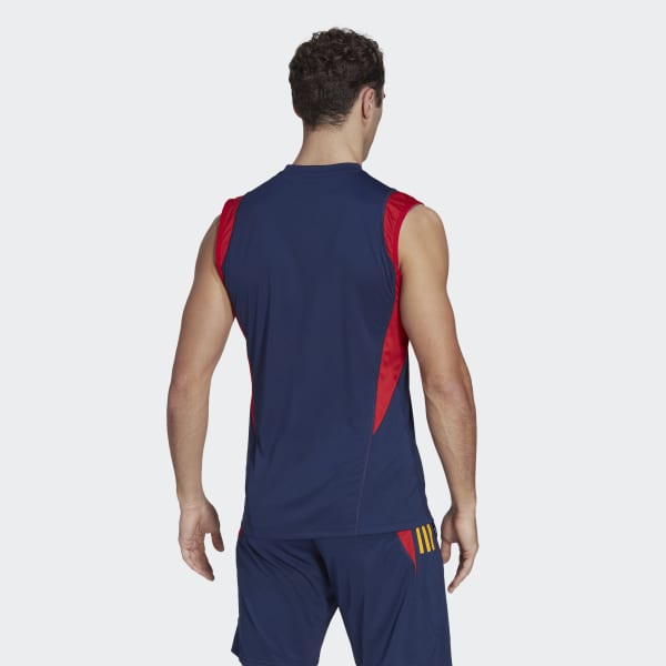 modrá Dres Spain Tiro 23 Sleeveless CA710