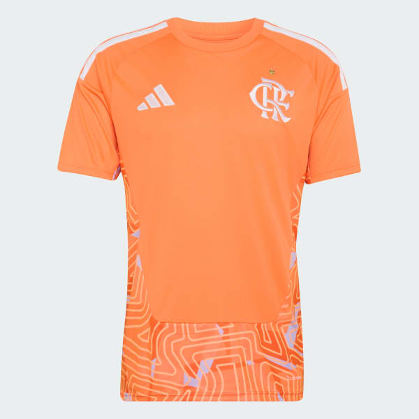 Laranja Camisa Goleiro CR Flamengo 26