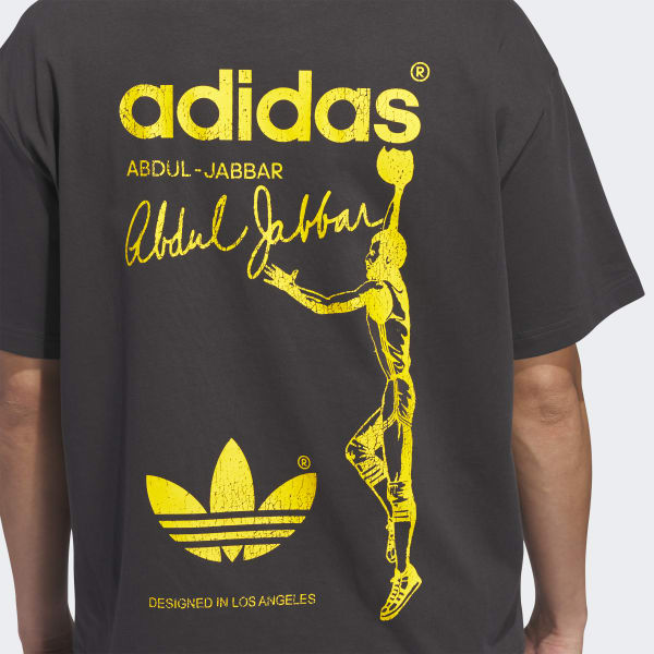 【adidas】ユニセックス◇KAREEM SKYHOOK Tシャツ adidas Men's Kareem Skyhook Tee-White