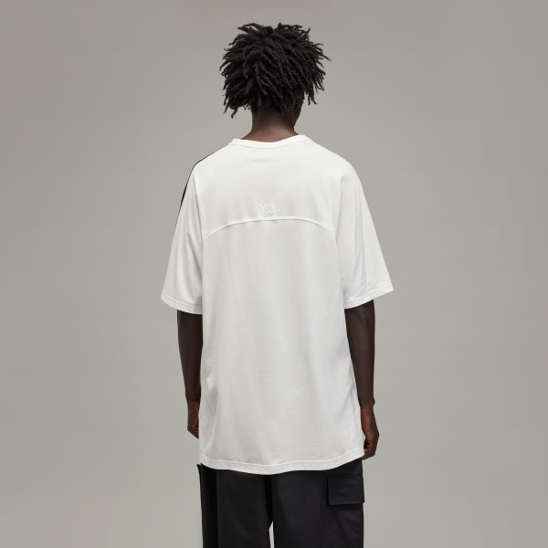 สีขาว เสื้อยืดแขนสั้น Y-3 3-Stripes
