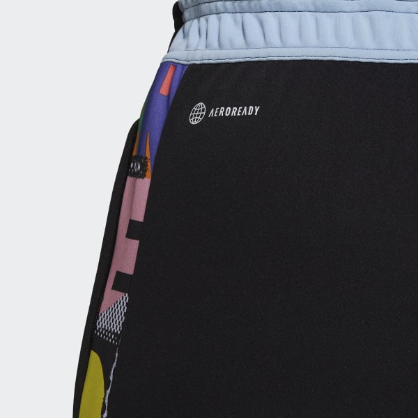 Black Tiro Pride Tracksuit Bottoms (Plus Size) ZF064