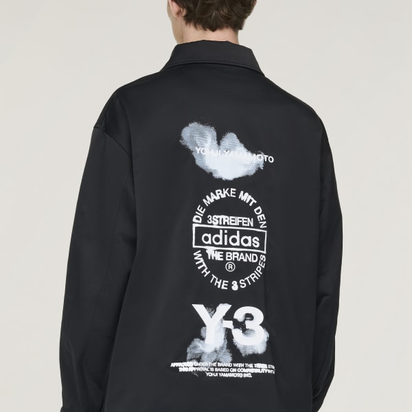 アディダス Y-3 Graphic Coach Jacket - ブラック | アディダス ジャパン