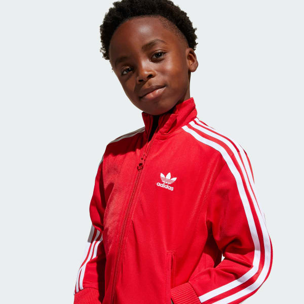adidas Adicolor Firebird Track Suit Kids - Red | Free Shipping with adiClub  | adidas US