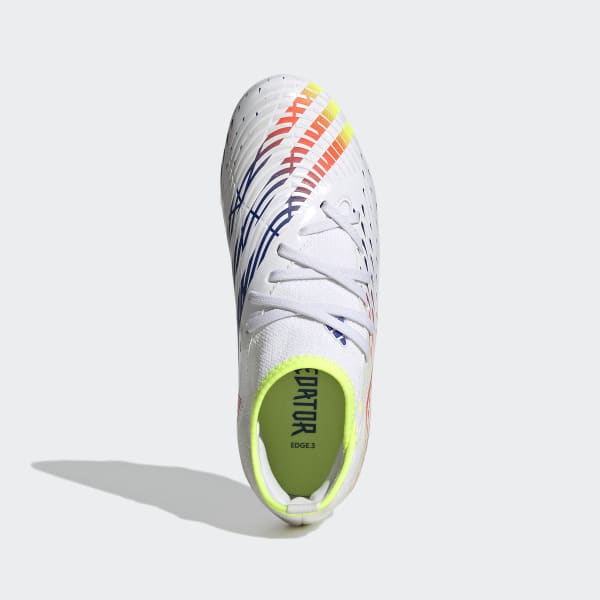 Blanco Botines Predator Edge.3 Terreno Firme