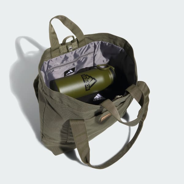 Green Canvas Court Tote Bag