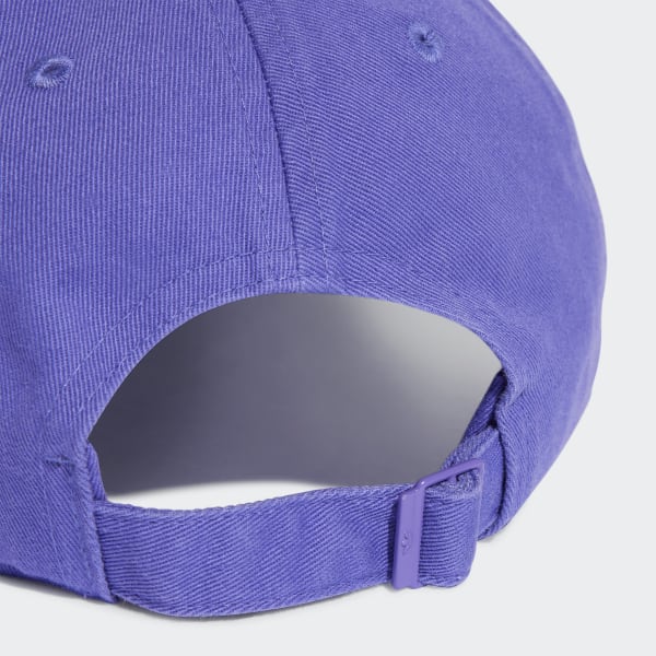 Lila adicolor Classic Trefoil Stonewashed Baseball Kappe