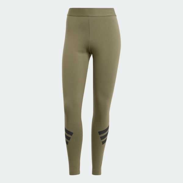 Verde Leggings Future Icons 3-Stripes
