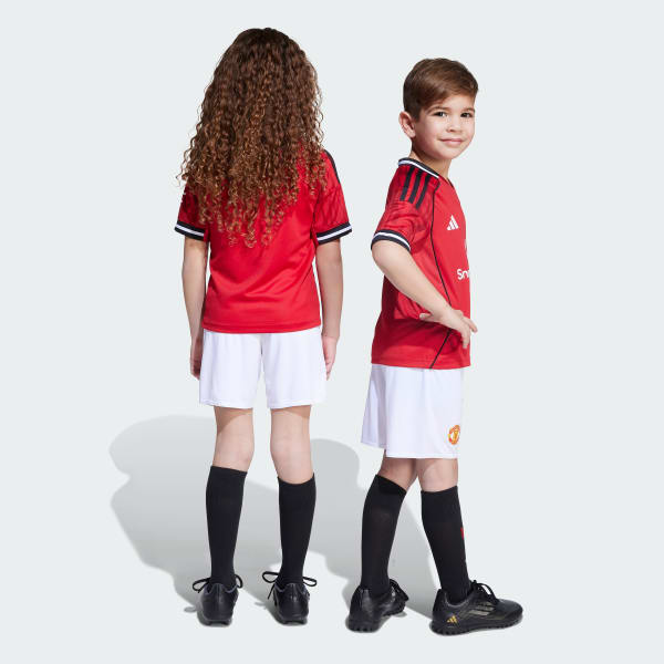 Rot Manchester United 25/26 Kids Mini-Heimausrüstung