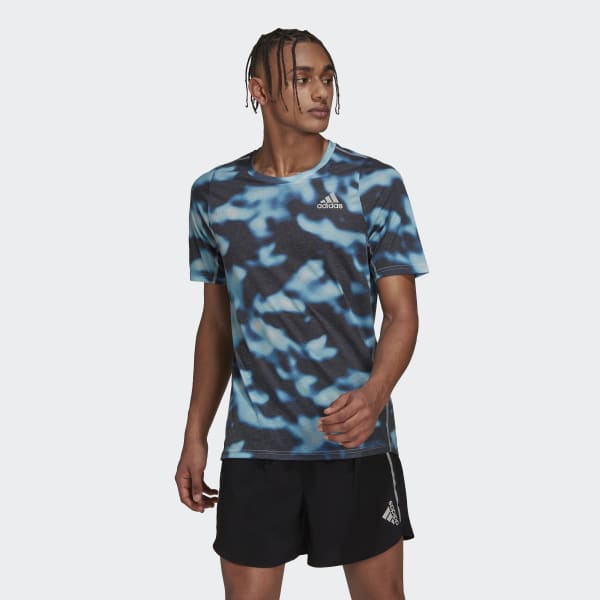 Πολλαπλά-Χρώματα Run Icons 3-Bar Allover Print Tee ZQ684