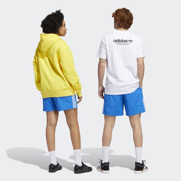 Blauw Skateboarding Water Short (Uniseks) IF681