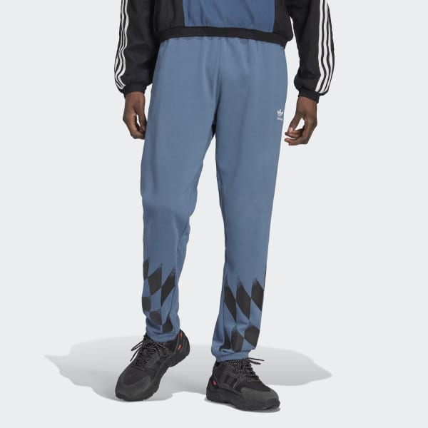 Blue adidas Rekive Placed Graphic Sweat Pants