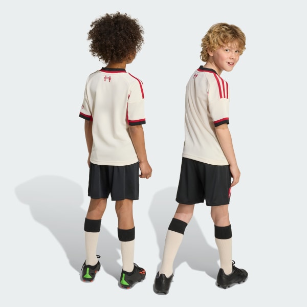 Putih Kit Away Mini Anak Liverpool FC 25/26