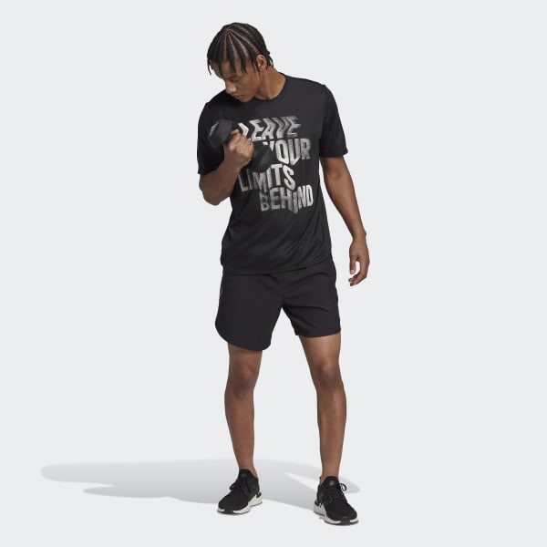 Preto Calções de HIIT AEROREADY Designed for Movement UU682