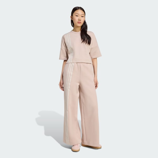 Castanho Camisola de 3 Riscas com Colocação Assimétrica