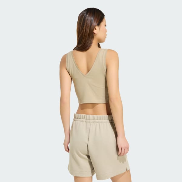 Kahverengi Essentials Small Logo Cotton Lifestyle Atlet