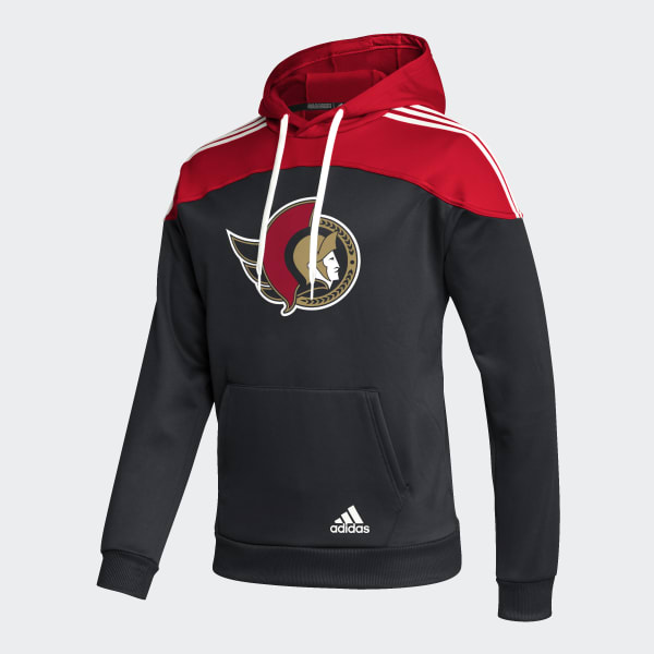 adidas Senators 22 NHL Pullover Hoodie Black Free Shipping