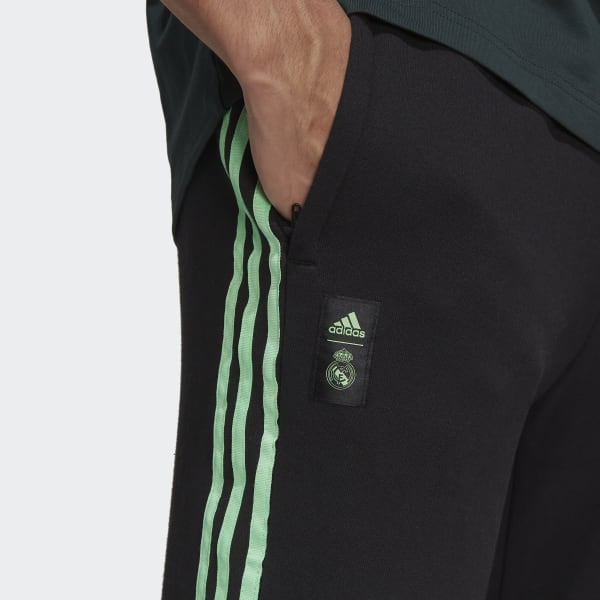 Noir Pantalon en coton épais Real Madrid Lifestyler VT071