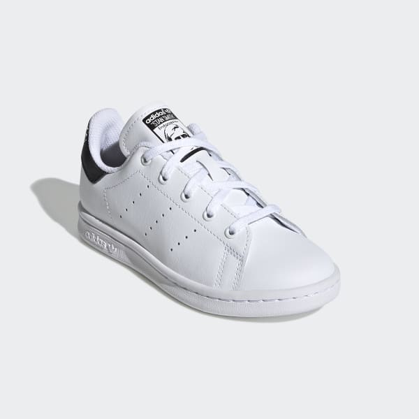 Kids Stan Smith Cloud White and Core Black Shoes | adidas US