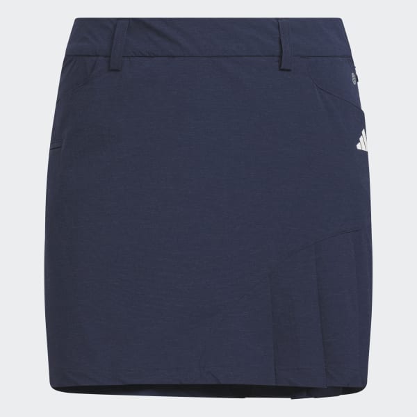 Blue Lightweight Pleats Skirt