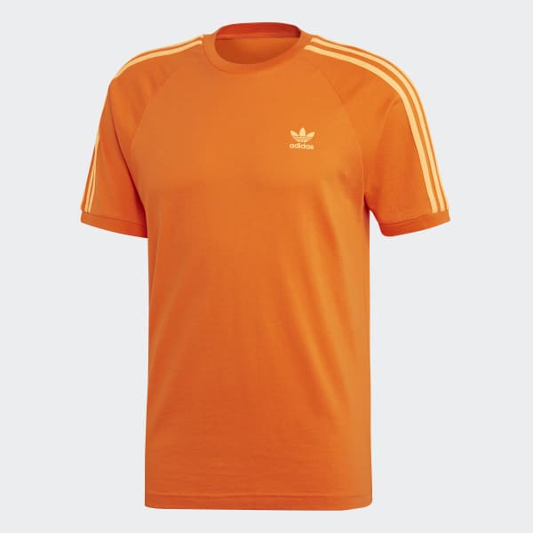 adidas 3-Stripes Tee - Orange | adidas US