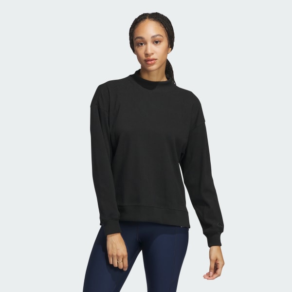 Svart Go-to Mock Sweatshirt