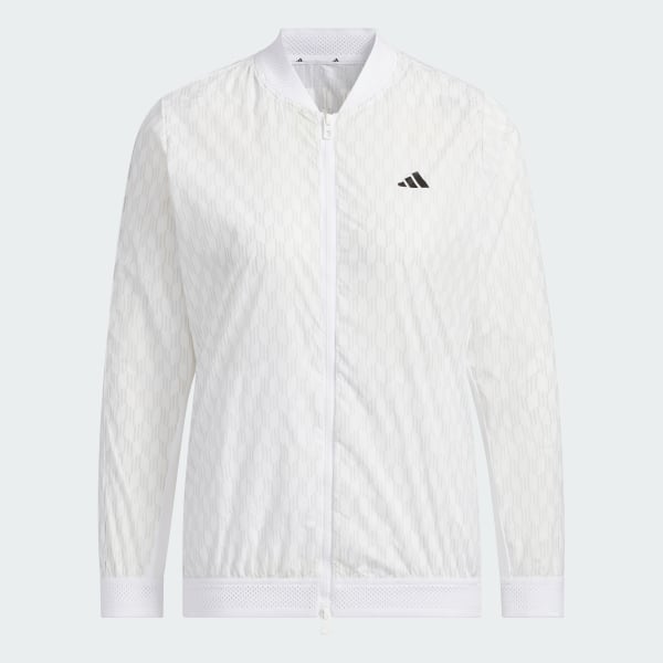 White 경량 프린트 우븐 재킷