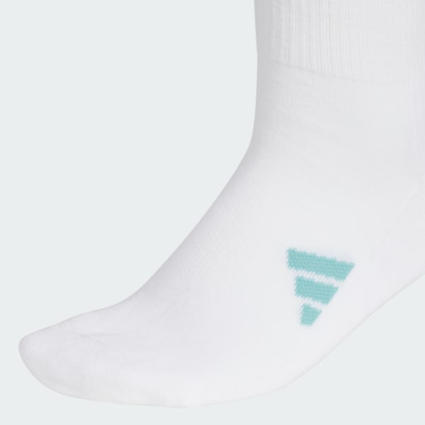 White 3-Stripes Crew Socks