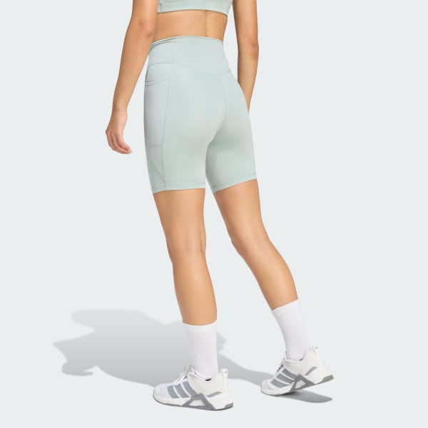 Grun Optimé Essentials kurze Leggings mit Tasche, 18 cm