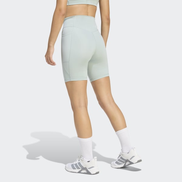 adidas Optimé Essentials Stash Pocket 7-Inch Short Leggings