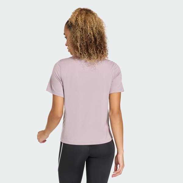 Violeta Remera Train Essentials 3 Tiras Entrenamiento