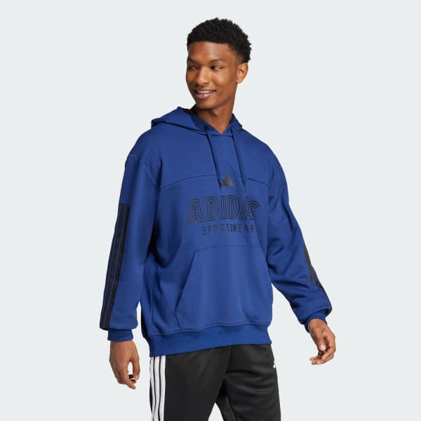 Μπλε House of Tiro French Terry Hoodie