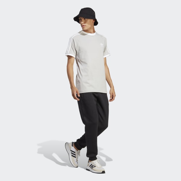Szary Adicolor Classics 3-Stripes Tee