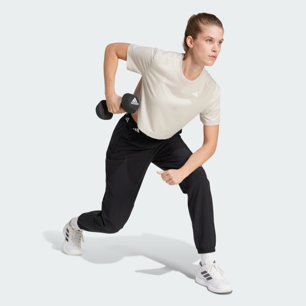 Tシャツ・カットソー adidas Train Essentials Boxy Workout Tee JE6168 adidas Women's Train Essentials Boxy Workout T-Shirt - Macy's