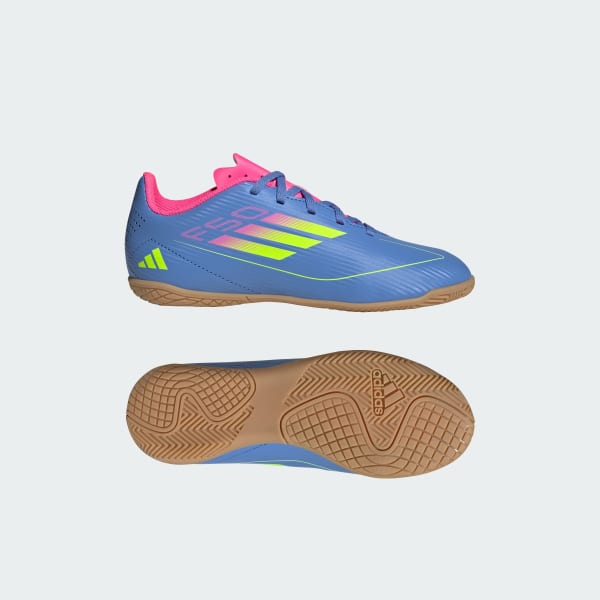 Azul Chuteira F50 Club Indoor Infantil