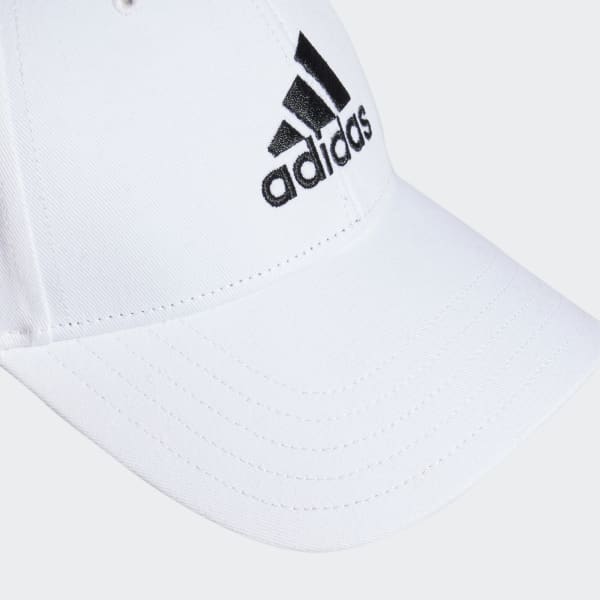 | US Unisex White Cotton Cap - | Baseball Twill adidas adidas Training