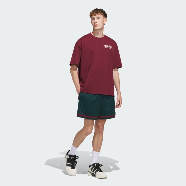 Bordo adidas Sports Design GFX Tişört