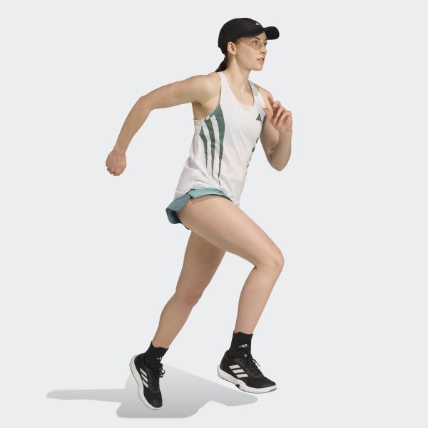 adidas Adizero Archive Running Singlet - White | adidas Türkiye