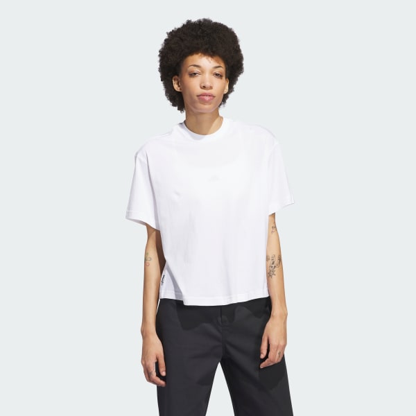 Blanco Polo Skate Mujer