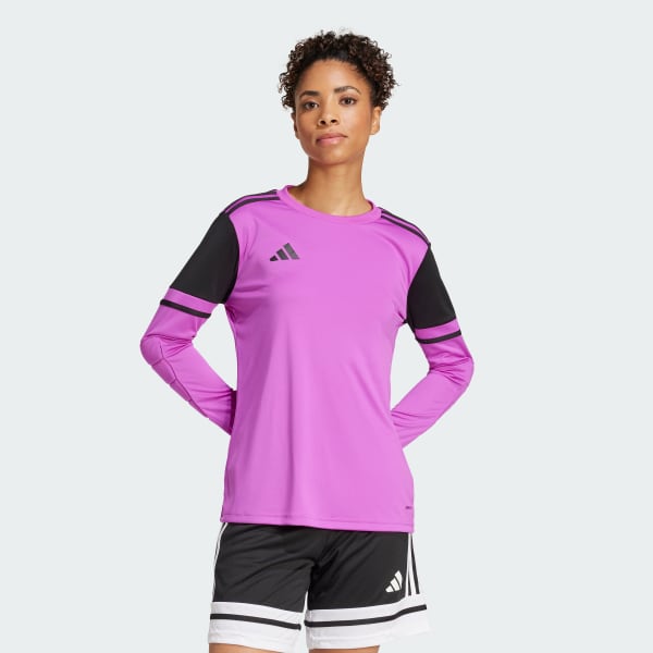 Rosa Camiseta de arquero Squadra 25 para niños con mangas largas