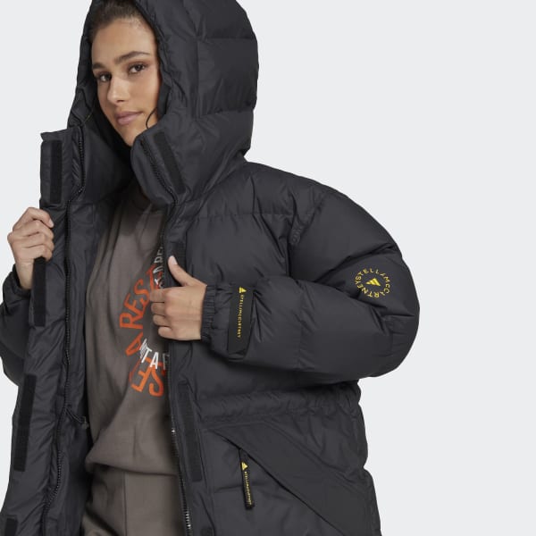 Sort adidas by Stella McCartney Mid-Length Padded Winter jakke