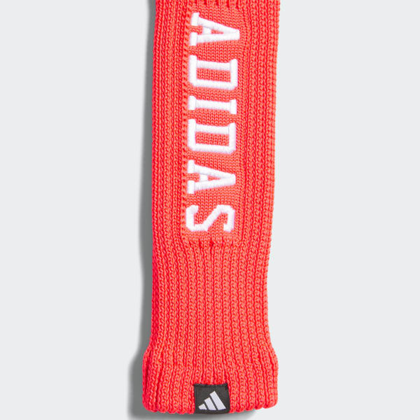 レッド 【ゴルフ】スリーストライプス ドライバーヘッドカバー