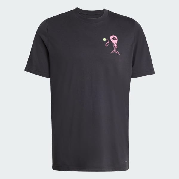 Black Padel Zone Graphic T-Shirt