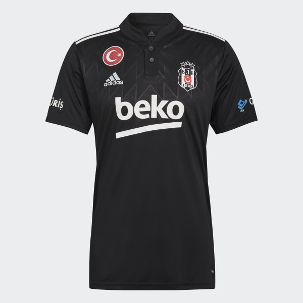 Black Beşiktaş JK 21/22 Away Jersey EMF59