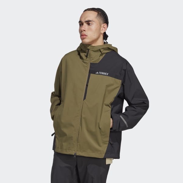 zelená Bunda Terrex Multi RAIN.RDY 2.5-Layer Rain