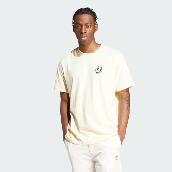 Jaune T-shirt adidas Originals