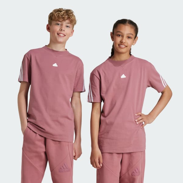 Rosa Playera Future Icons 3 Franjas