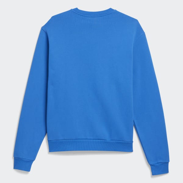 Blue Heavyweight Shmoofoil Crewneck Sweater (Gender Neutral) W7425
