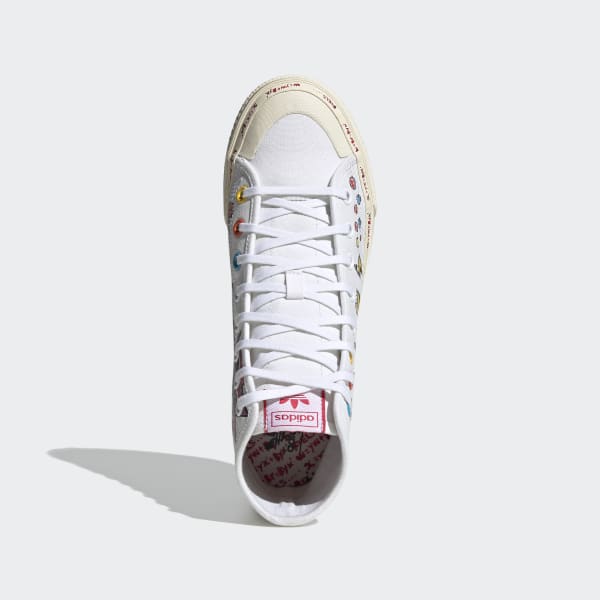 adidas nizza hi white