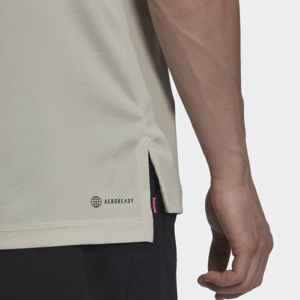Beige Tennis U.S. Series Tee LA196